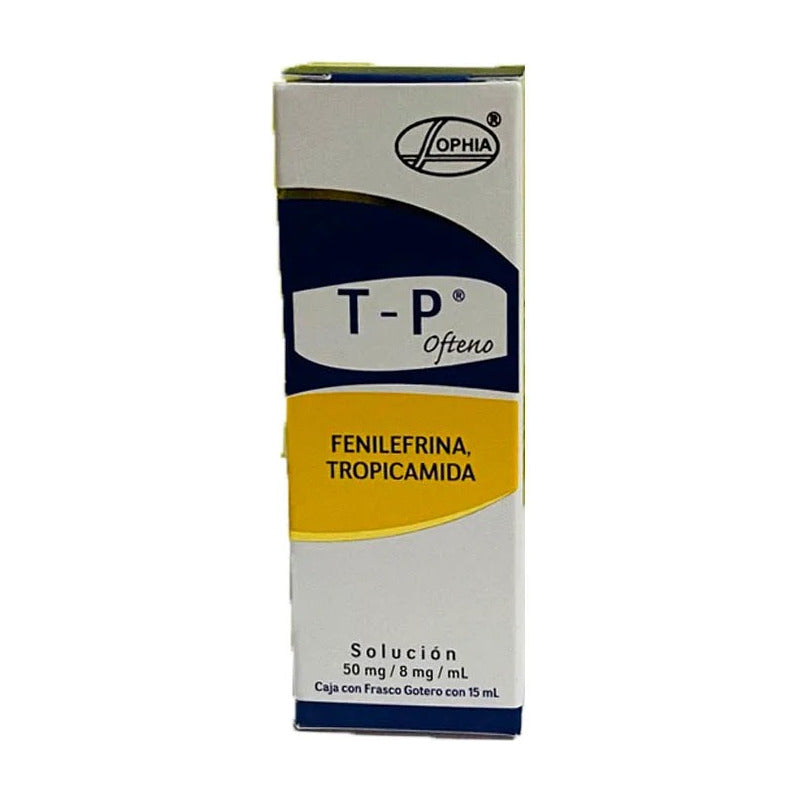 T-p Ofteno Fenilefrina, Tropicamida 50mg/8mg/ml