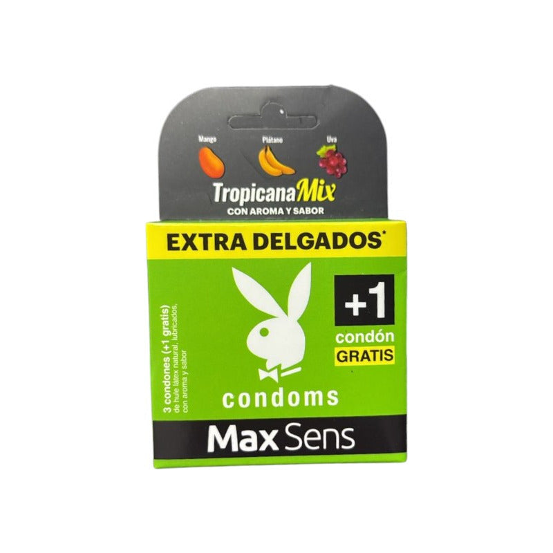 Preservativo Max Sens 3 + 1 Tropicana 4 Condones
