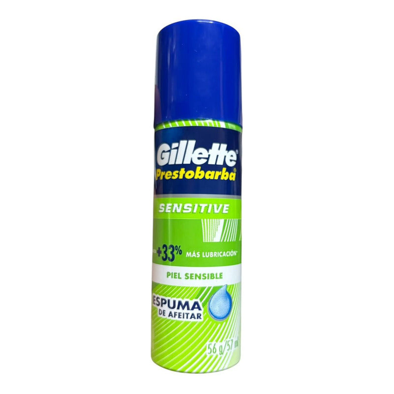 Gillette Espuma De Afeitar De Viaje Piel Sensible 57ml