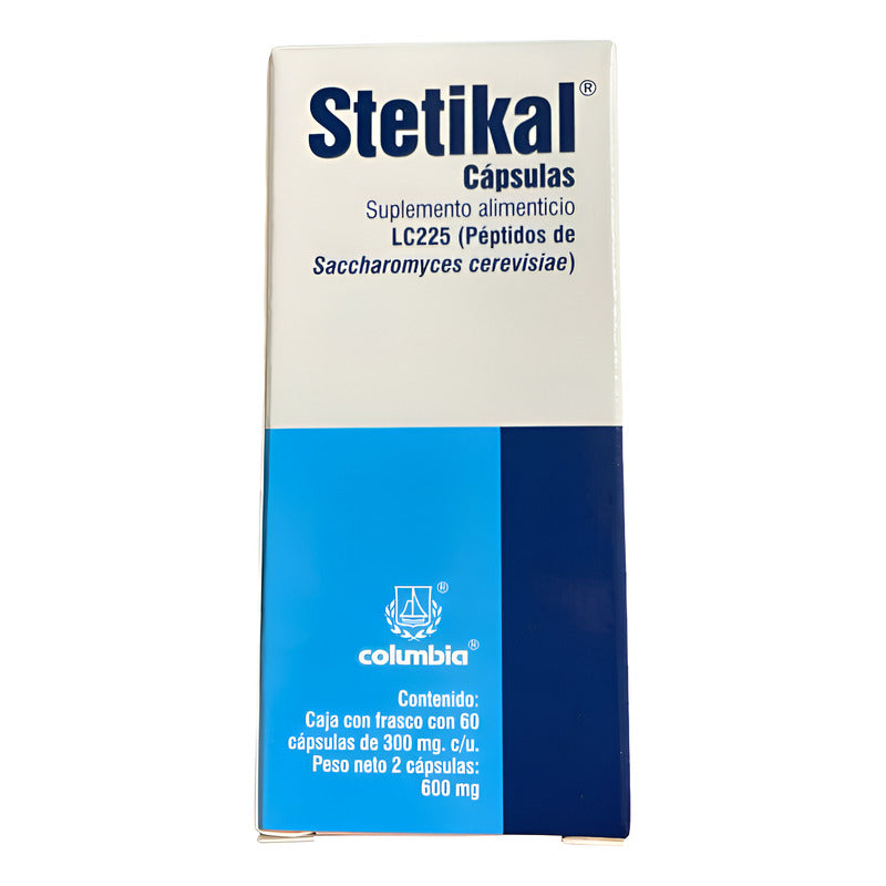 Stetikal Suplemento Alimenticio Lc225 Frasco 60 Capsulas  Sin Sabor