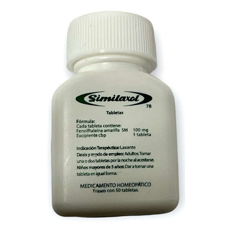 10 Similaxol Similia 50 Tabletas Laxante Hemopatico