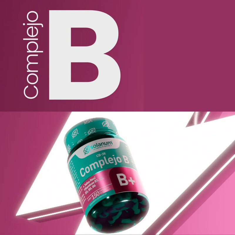 Solanum Complejo B+jalea Real Vitaminas B1 B2 B3 B5 B6 75cap Sin Sabor