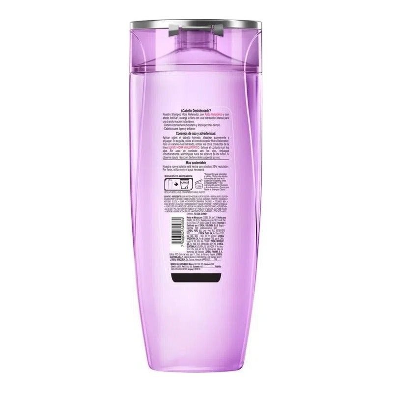 Shampoo Loreal Elvive Hidra Hialuronico Rellenador 370ml