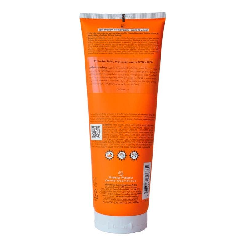 Avene Texture Innovation 50fps+ Invisible Leche Solar 250ml Normal A Grasa Día/noche