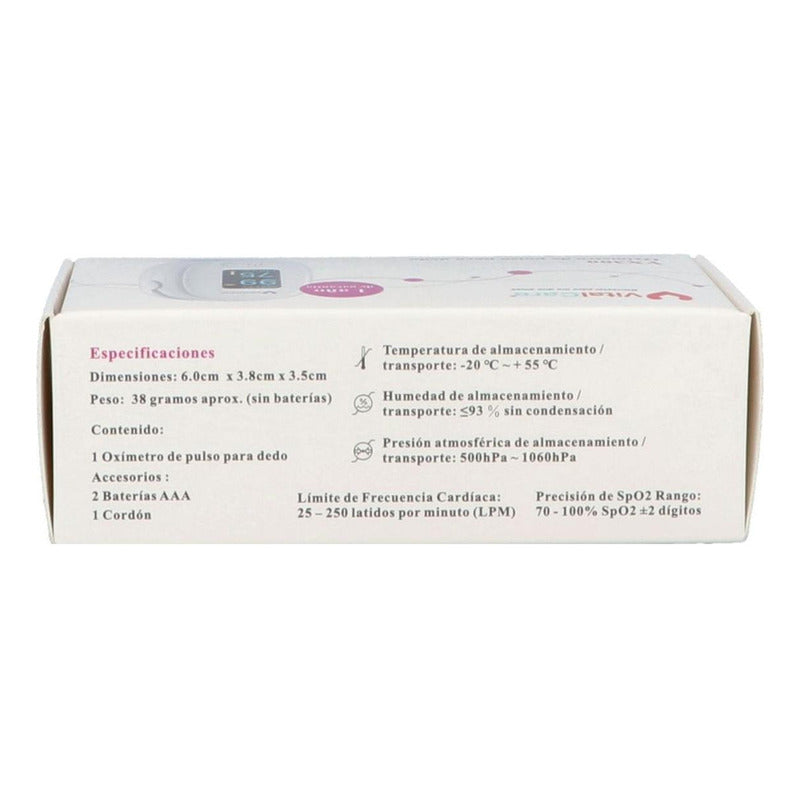 Vitalcare Oxímetro De Pulso De Dedo Digital Led Yx300