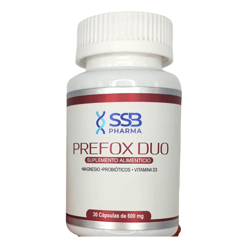 Prefox Duo Suplemento Alimenticio 500mg 30cápsulas Sin Sabor