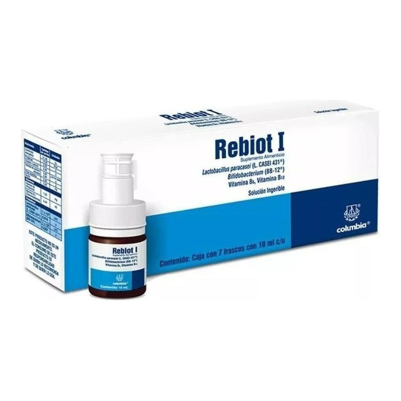 Rebiot I Suplemento Alimenticio Solución 7 Frascos 10 Ml C/u N/a