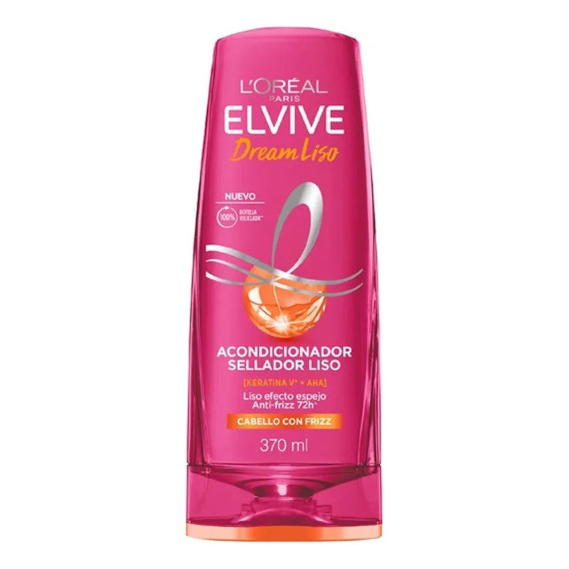 Acondicionador L´oréal Elvive Dream Liso Anti-frizz 370ml