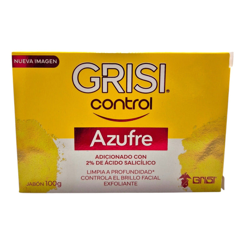 Jabón Azufre Grisi Antiseborréico De 100 G