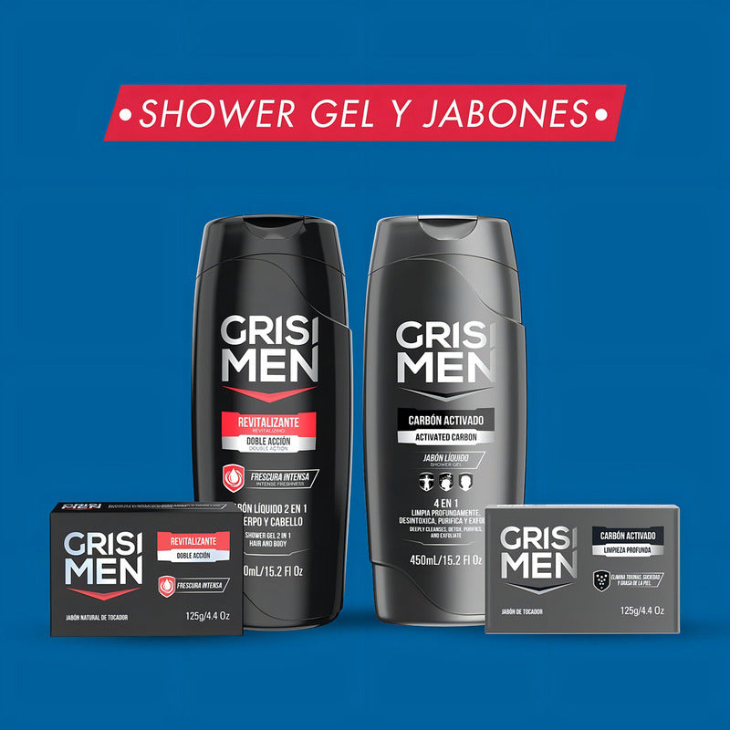 Gel De Ducha Grisi Men Revitalizante 450ml