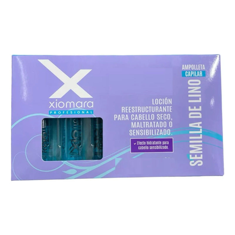 Xiomara Semilla De Lino Tratamiento Revitalizante 12 Amps