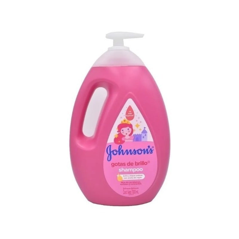 Shampoo Johnson's Baby Gotas De Brillo 1l