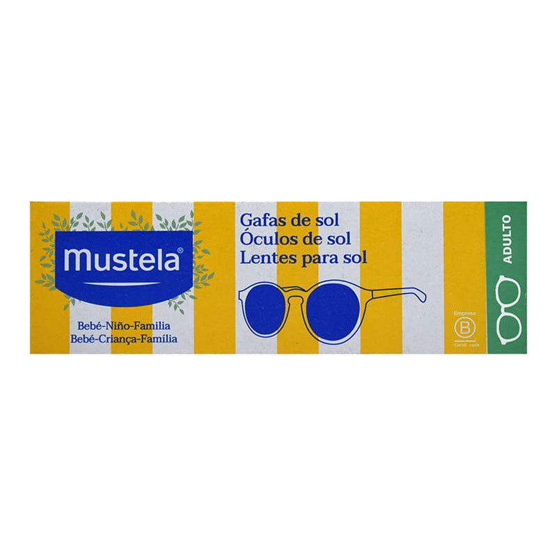 Mustela Lentes Solares Para Adultos Ovalado Verde Claro Gris Oscuro Verde Claro Verde Claro