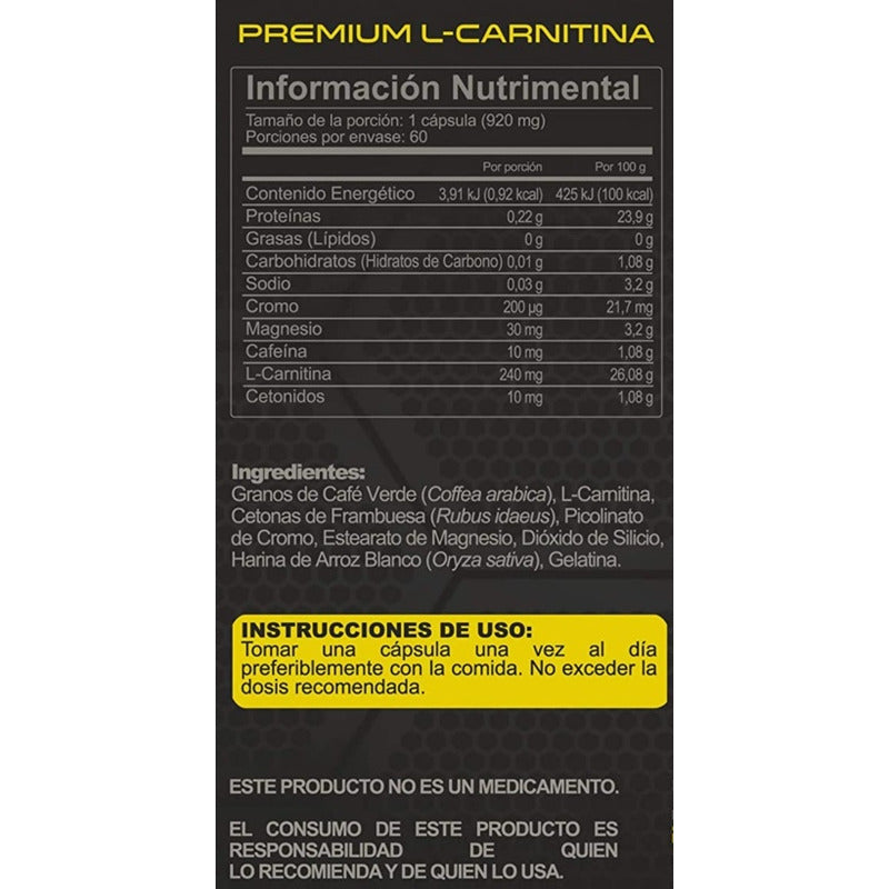Forzagen Duo Cla 2k Y Premium L-carnitina 60 Cap Cu
