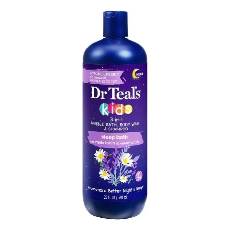 Dr Teals Kids 3en1 Sleep Bath Espuma/jabón/shampoo 591ml