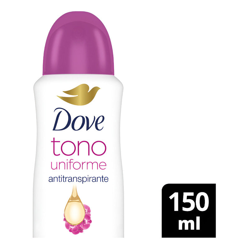 Dove Tono Uniforme Orquídea Antitranspirante En Aerosol150ml Floral