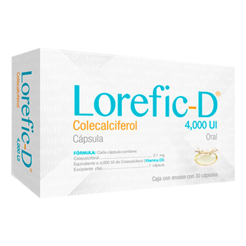 Lorefic-d Colecalciferol 4,000ui 30caps