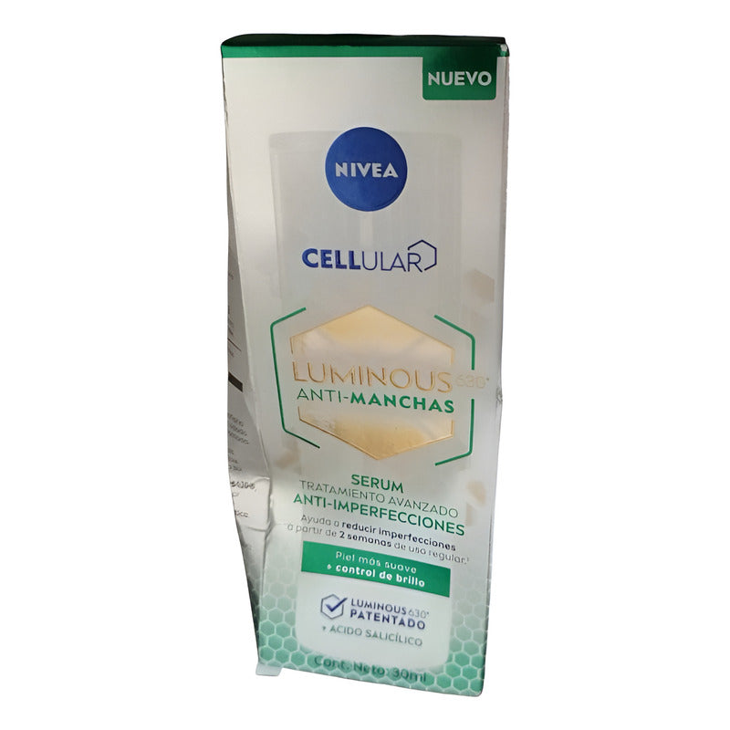 Promo Nivea Luminous 630 Antimanchas Serum 30ml Grasa Día/noche