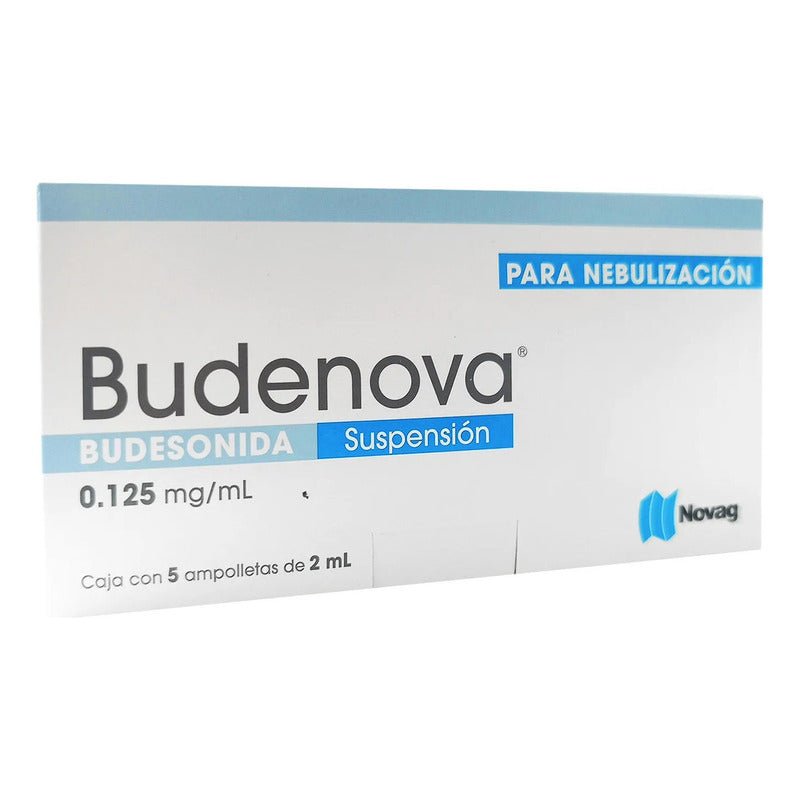Budenova Budesonida Susp Para Nebulización 0.125 5 Amp 2 Ml
