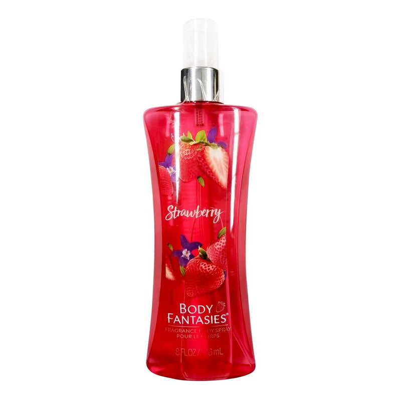 Fragancia Strawberry Body Fantasies. Body Spray 236ml Volumen De La Unidad 236 Ml