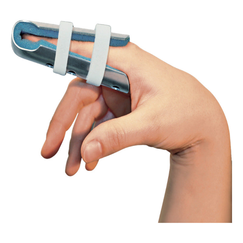 Ferula De Dedo Flents Dos Tamaños M/l Metalico