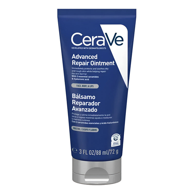 Cerave Bálsamo Reparador Avanzado 72g Cara Y Cuerpo Todo Tipo De Piel Día/noche