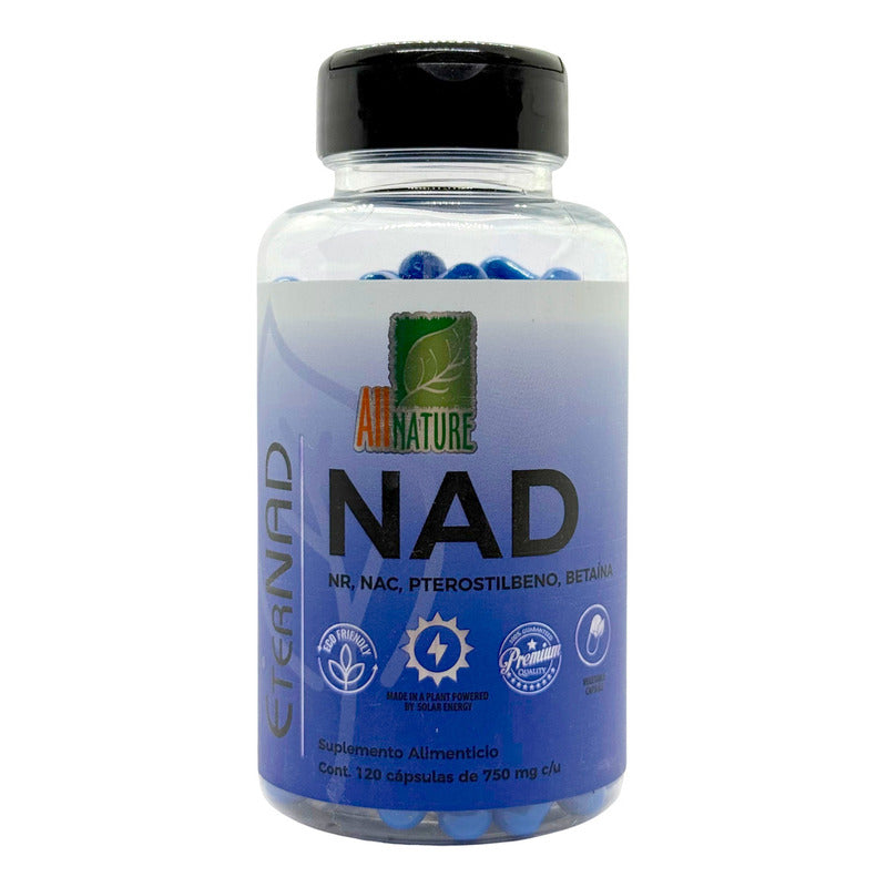 Allnature Eternad Nad 120caps 750mg C/u Sabor Sin Sabor
