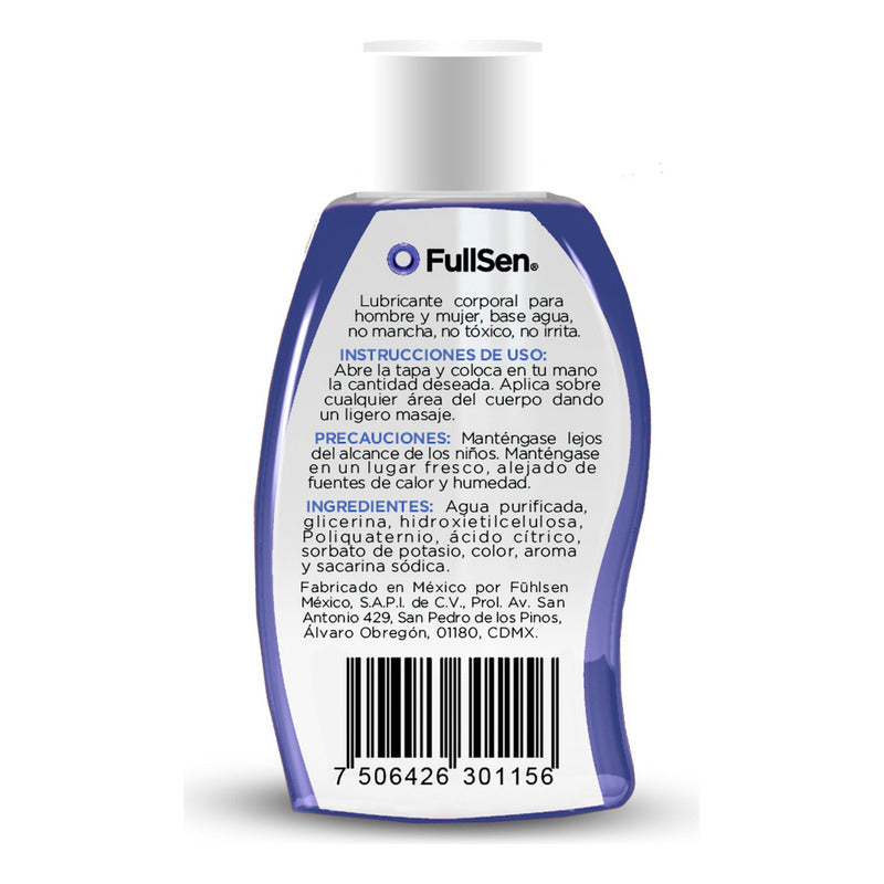 Lubricante Aroma Y Sabor Mora Azul 75ml - Mora Azul