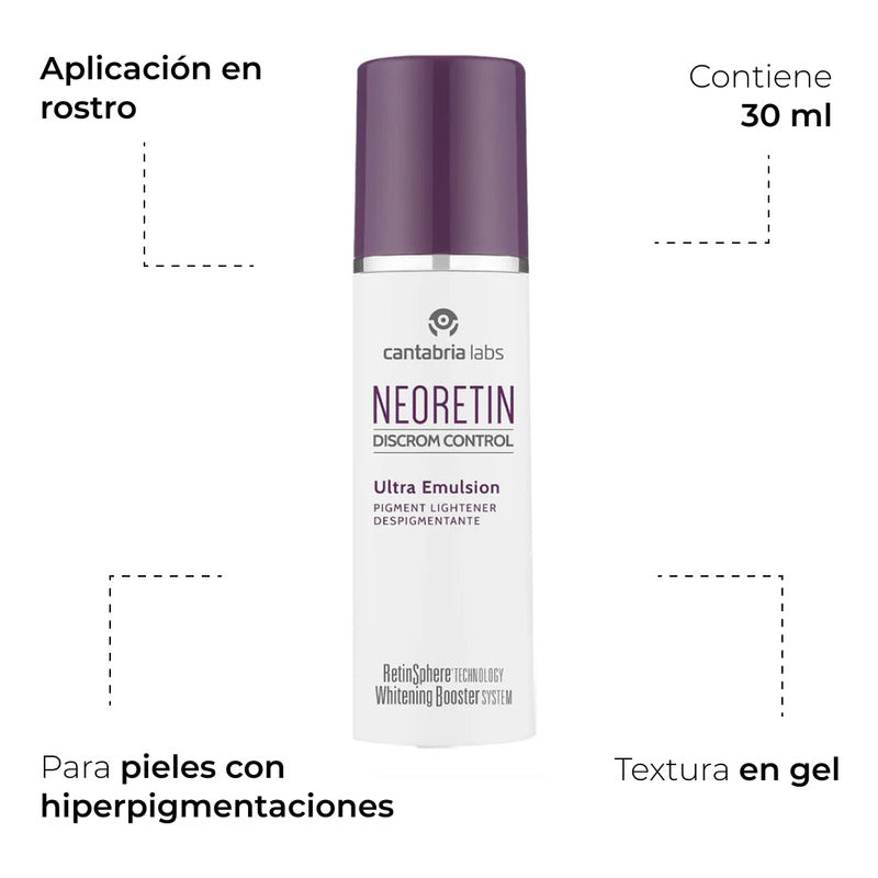 Neoretin Dc Ultra Emulsión Despigmentante, Atenúa Manchas, 30 Ml