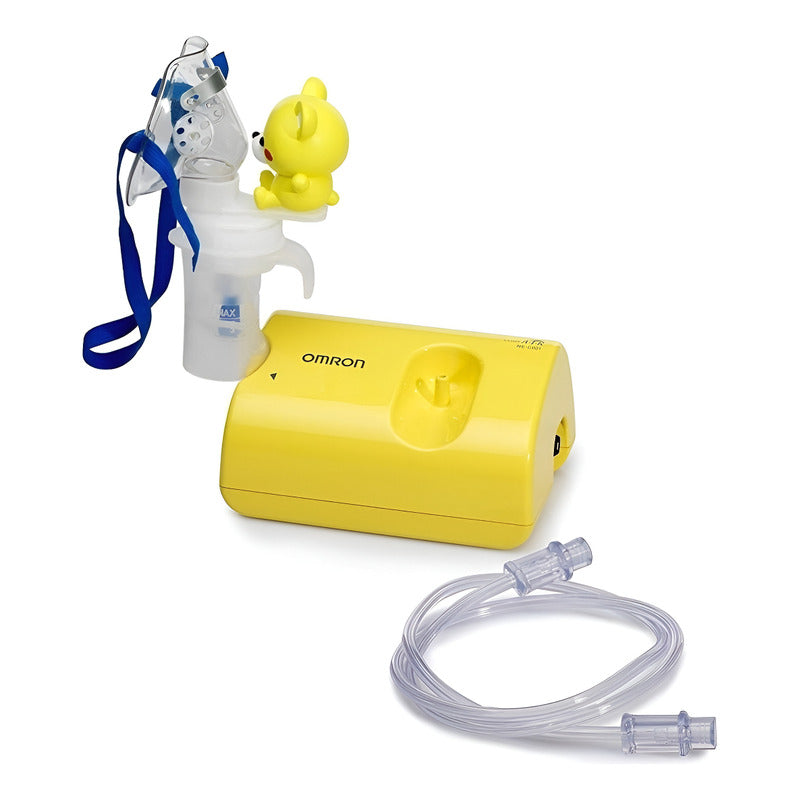 Nebulizador Infantil De Compresor Omron Ne-c801kd 100v/240v Amarillo