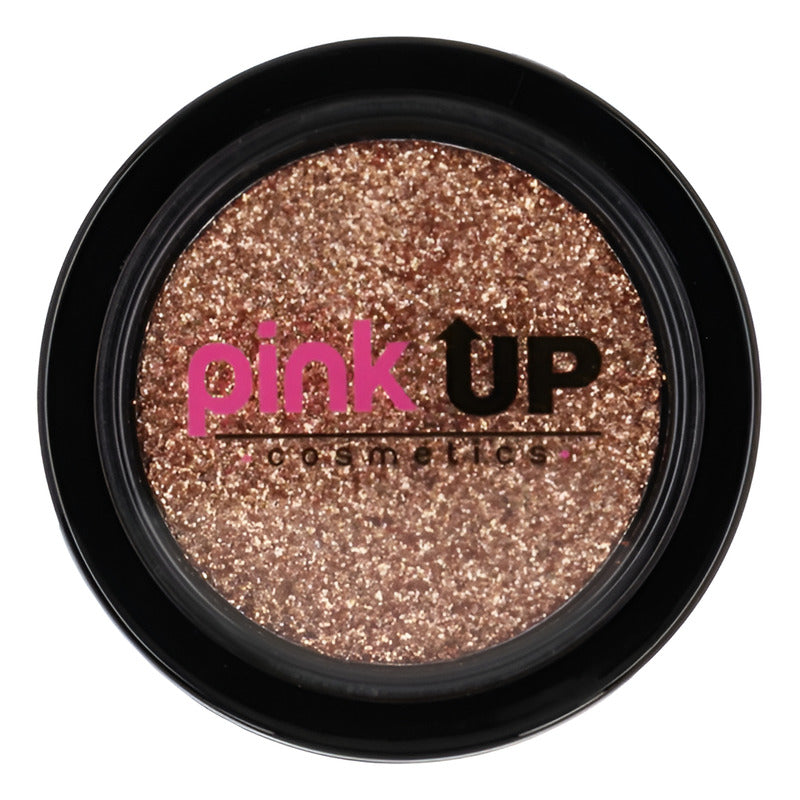 Pink Up Glitter Sombra De Ojos Y Rostro Compacto Bronze