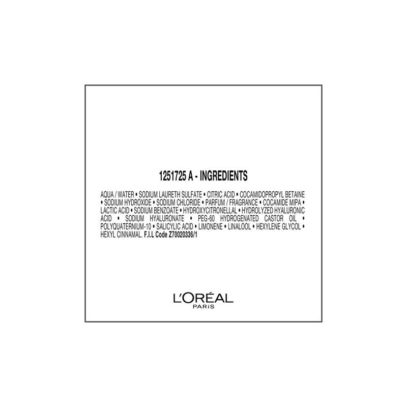 Shampoo Elvive Hialurónico Pure 680 Ml