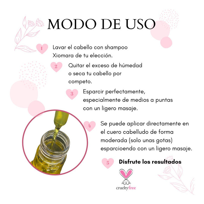 Oleo Capilar Con Argan Y Aceites Naturales Xiomara 140ml
