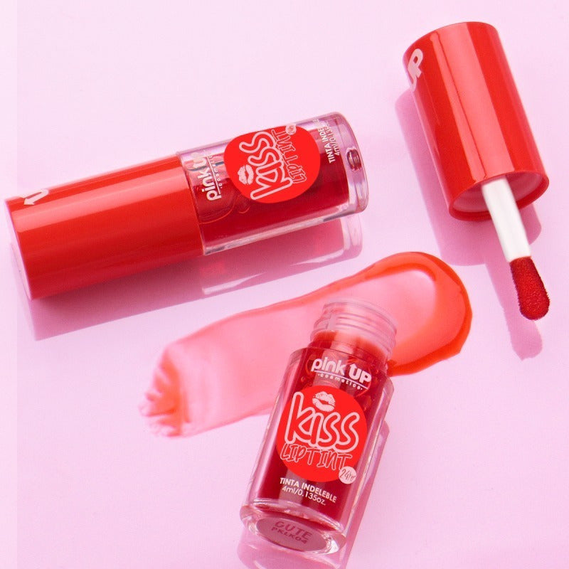 Tinta Indeleble Para Labios Kiss Lip Tint Pink Up Color Cute