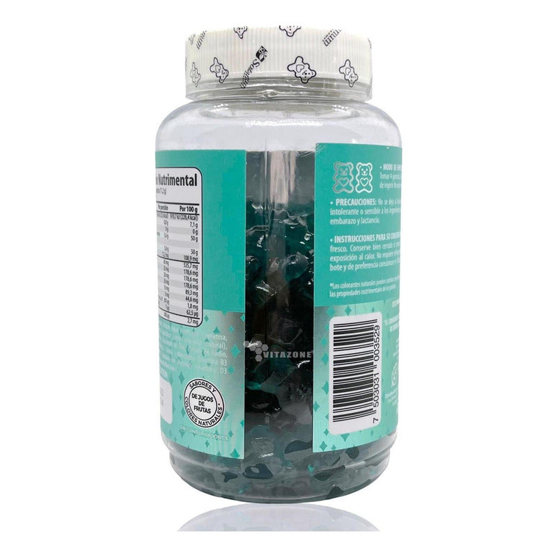 Biotina Cisteína Lisina Metionina 100 Gomitas Belabear Fresa