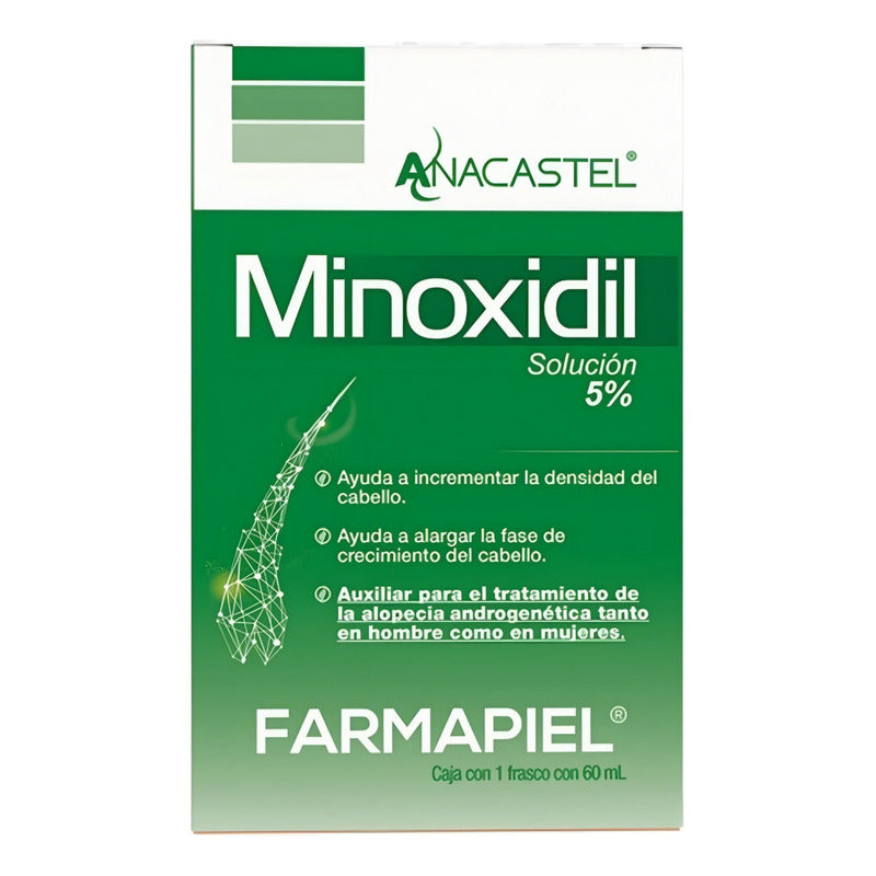 Farmapiel Minoxidil 5% Solución Anticaída 60ml Unisex