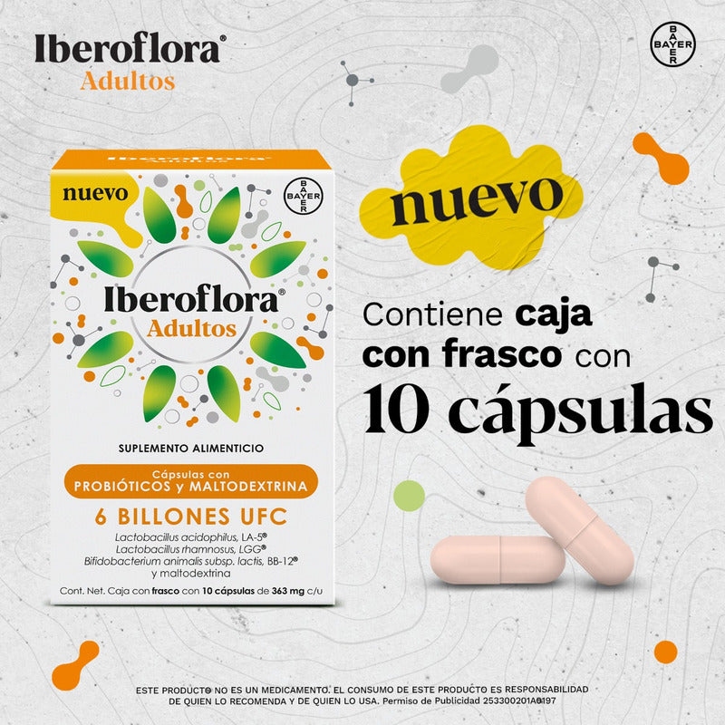 Suplemento En Cápsula Iberoflora Adultos Minerales/vitaminas Bayer