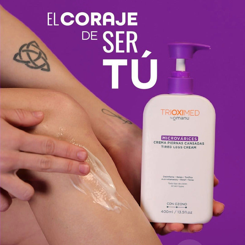 Microvárices Crema Piernas Cansadas Ozono 400 Ml -trioximed