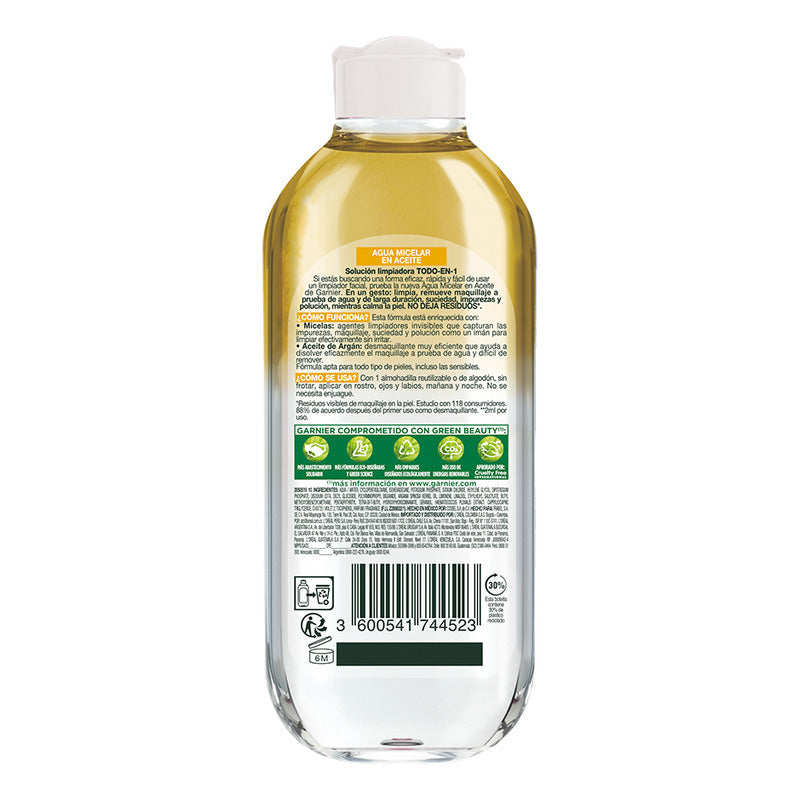 Agua Micelar Bifásica Garnier Skin Active X 400ml