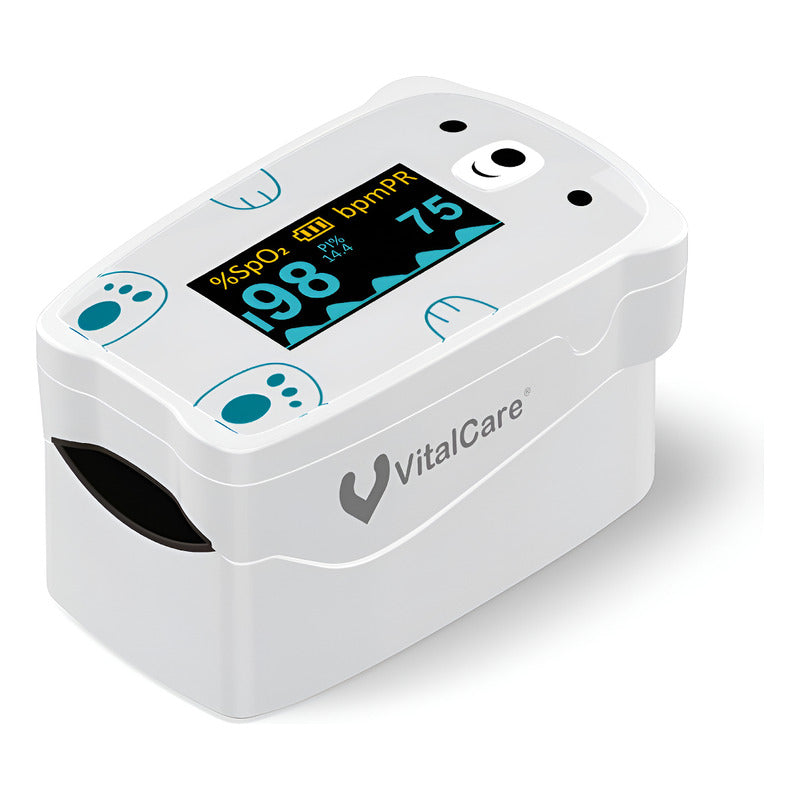 Vitalcare Oxímetro De Pulso Pediátrico Fig. Osito Jpd-500f  Blanco