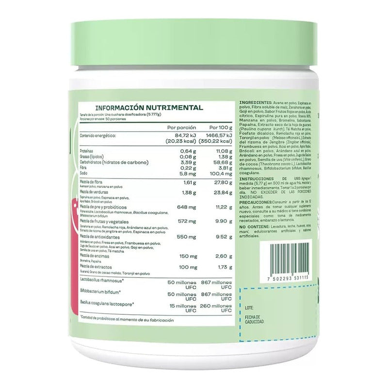 Bloom Frutos Rojos Mezcla De Verduras En Polvo 289g