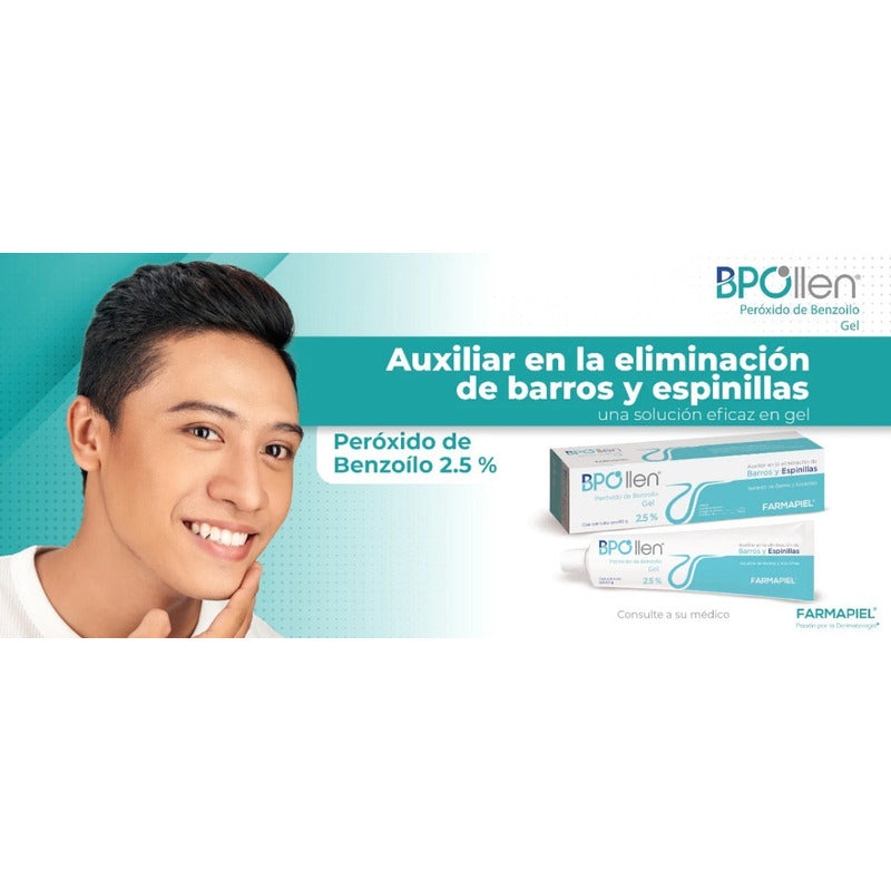 Bpollen Peróxido De Benzoílo 2.5% Gel Barros Y Espinillas