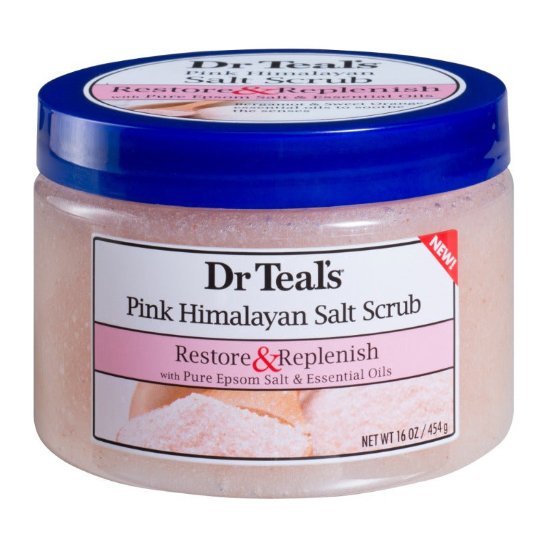 Dr Teal's Exfoliante Corporal Con Sal Rosa Del Himalaya, 454g