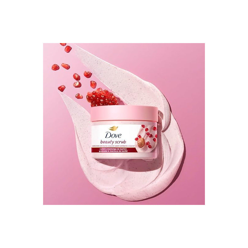 Pack 2 Dove Beauty Scrub Jabón Exfoliante 280g C/u