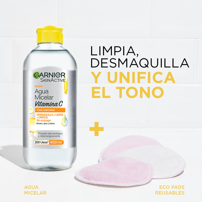 Garnier Agua Micelar Con Vitamina C Piel Con Manchas 400ml