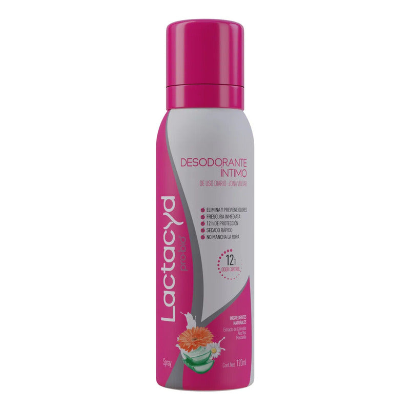 Desodorante En Spray Lactacyd Pro-bio Manzanilla 120 ml