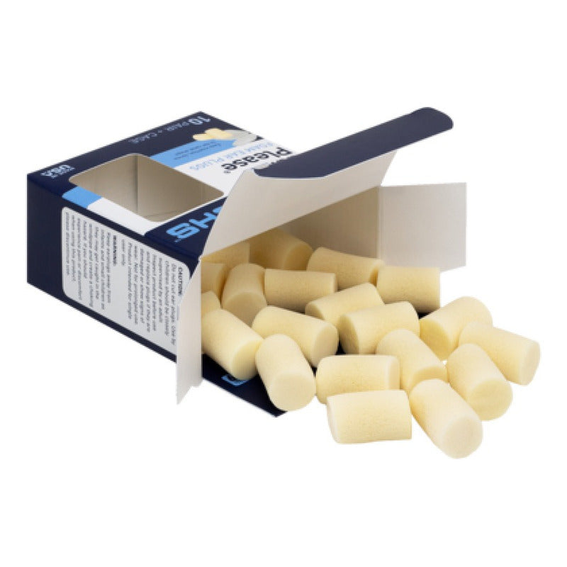 Tapon Para Oido 10 Pares Y Estuche Flents (reduccion 29db) Color Amarillo Blanco