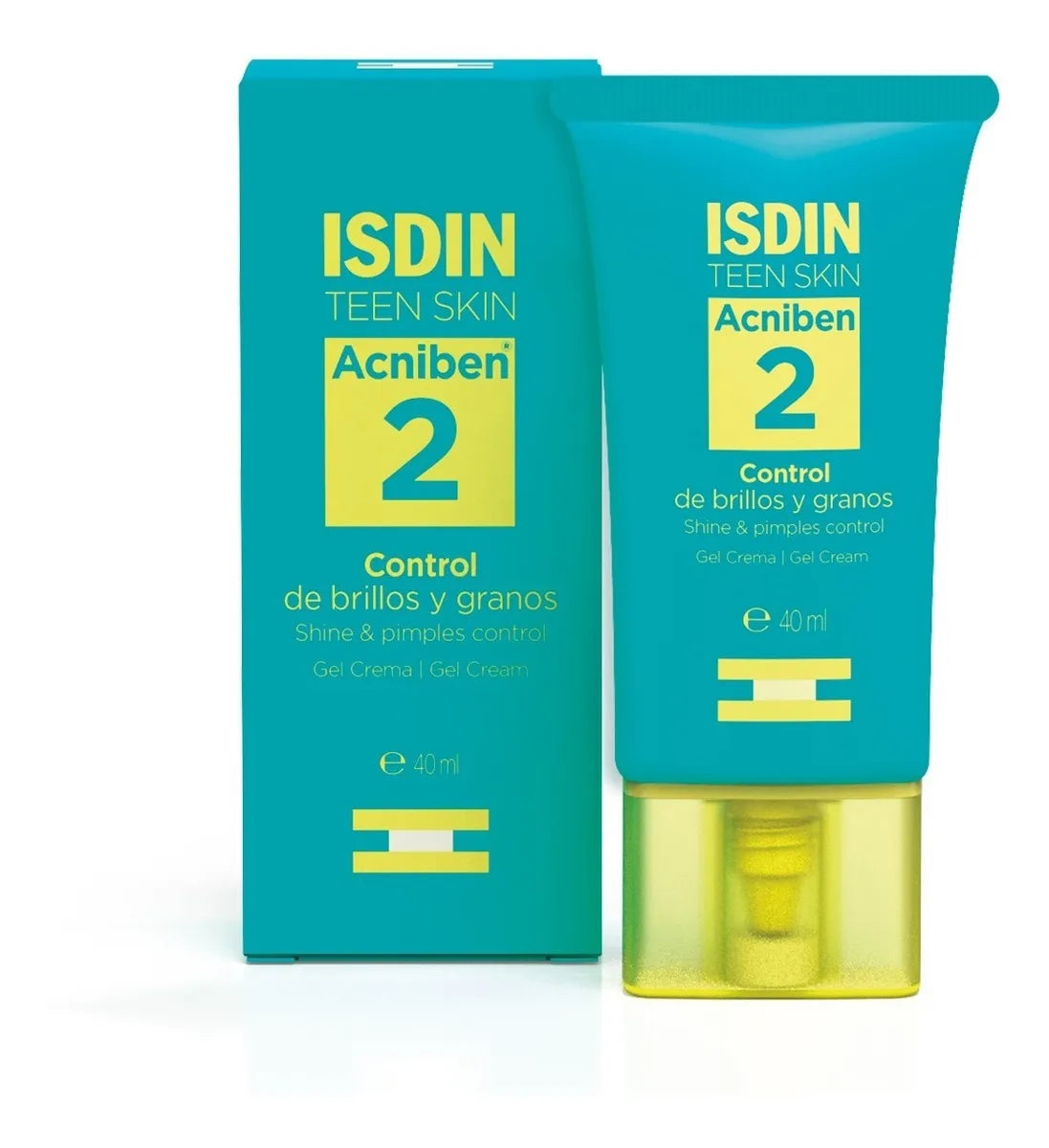 Isdin Acniben Gel Crema Facial 40ml Control Brillos Todo Tipo De Piel