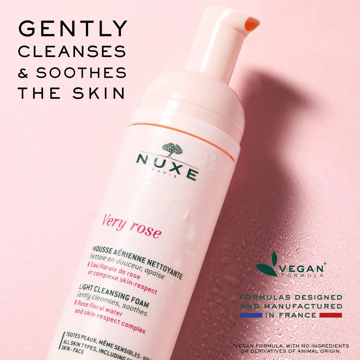 Espuma Limpiadora Nuxe Very Rose Hipoalergénica 150ml