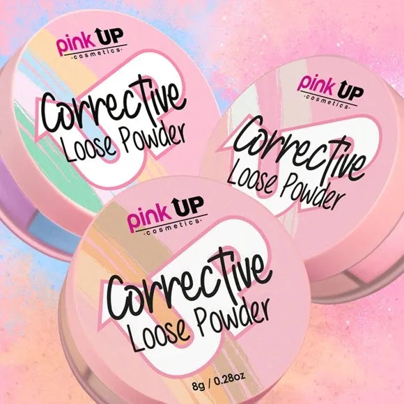 Pink Up Polvo Suelto Correctivo Para Rostro